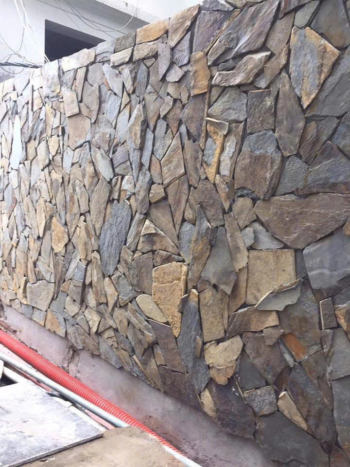 Đá rối đa sắc tự nhiên ốp tường